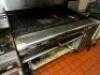 DESCRIPTION ULTRA MAX 48" RADIANT CHARBROILER W/ STAINLESS EQUIPMENT STAND BRAND / MODEL: ULTRA MAX ADDITIONAL INFORMATION NATURAL GAS. W/ QUICK CONNE - 3
