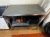 DESCRIPTION 48" X 24" STAINLESS TABLE SIZE 48" X 24" LOCATION KITCHEN QTY 1