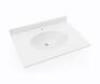 CHESAPEAK SWANSTONE WHITE VANITY TOP