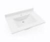 CONTOUR SWANSTONE WHITE VANITY TOP