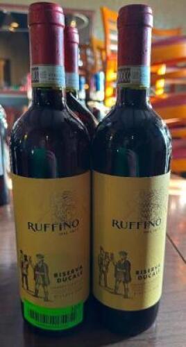 DESCRIPTION (3) BOTTLES OF RUFFINO RISERCA DUCALE THIS LOT IS: SOLD BY THE PIECE LOCATION ROOM 1 QTY 3
