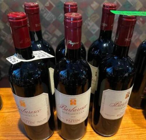 DESCRIPTION (6) BOTTLES OF BARLARESCO PAITIN 2020 THIS LOT IS: SOLD BY THE PIECE LOCATION ROOM 1 QTY 6