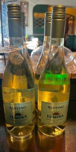 DESCRIPTION (4) BOTTLES OF RUFFINO LUMIA MOSCATO D ASTI THIS LOT IS: SOLD BY THE PIECE LOCATION ROOM 1 QTY 4
