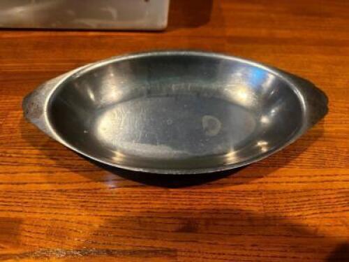 DESCRIPTION (12) 9" STAINLESS PASTA BOWLS THIS LOT IS: SOLD BY THE PIECE LOCATION ROOM 1 QTY 12