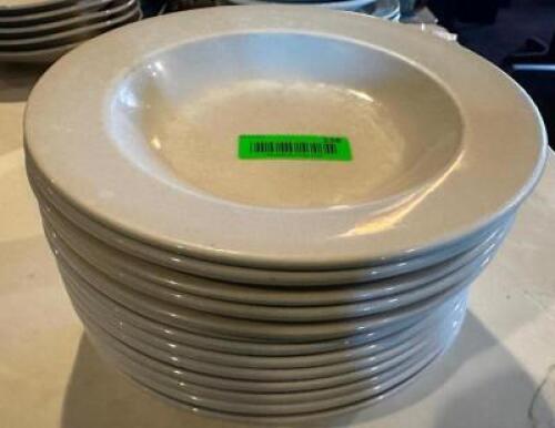 DESCRIPTION (12) 11" CHINA PASTA BOWLS BRAND / MODEL: HOMER LAUGHLIN CHINA SIZE 11" THIS LOT IS: SOLD BY THE PIECE LOCATION ROOM 1 QTY 12