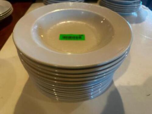 DESCRIPTION (14) 11" CHINA PASTA BOWLS BRAND / MODEL: HOMER LAUGHLIN CHINA SIZE 11" THIS LOT IS: SOLD BY THE PIECE LOCATION ROOM 1 QTY 14