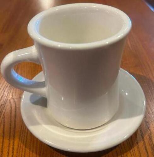 DESCRIPTION (12) CHINA SAUCER AND MUG SETS THIS LOT IS: SOLD BY THE PIECE LOCATION ROOM 1 QTY 12