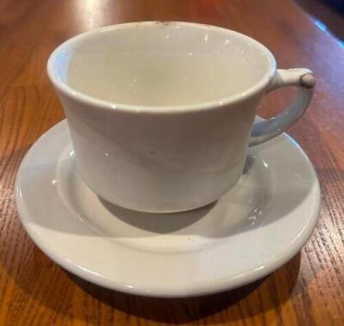 DESCRIPTION (36) CHINA SAUCER AND MUG SETS THIS LOT IS: SOLD BY THE PIECE LOCATION ROOM 1 QTY 36