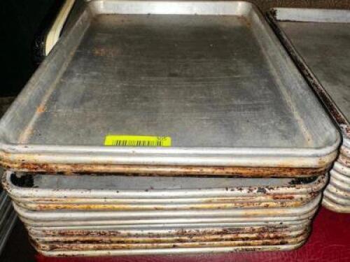 DESCRIPTION (10 HALF SIZE SHEET PANS THIS LOT IS: SOLD BY THE PIECE LOCATION ROOM 1 QTY 10