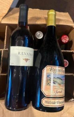 DESCRIPTION (12) ASSORTED BOTTLES OF WINE - COLLECTOR ITEMS THIS LOT IS: SOLD BY THE PIECE LOCATION ROOM 1 QTY 12