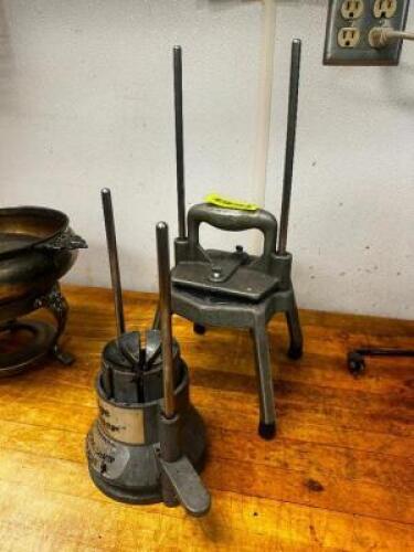DESCRIPTION VEGETABLE DICER AND LEMON WEDGER MANUAL PRESS LOCATION KITCHEN QTY 1