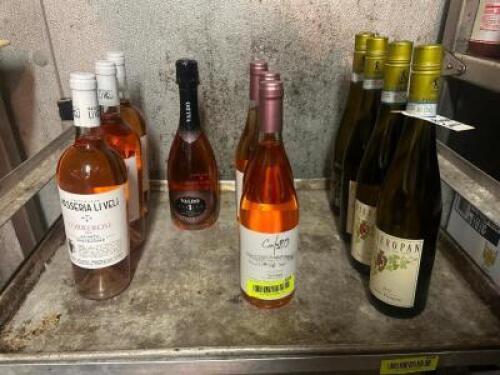DESCRIPTION (10) ASSORTED BOTTLES OF WINE. THIS LOT IS: SOLD BY THE PIECE LOCATION WALK IN QTY 10