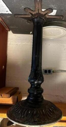 DESCRIPTION FLORENTINE HEAVY DUTY METAL TABLE BASE ADDITIONAL INFORMATION W/ TABLE TOP LOCATION BASEMENT 1 QTY 1