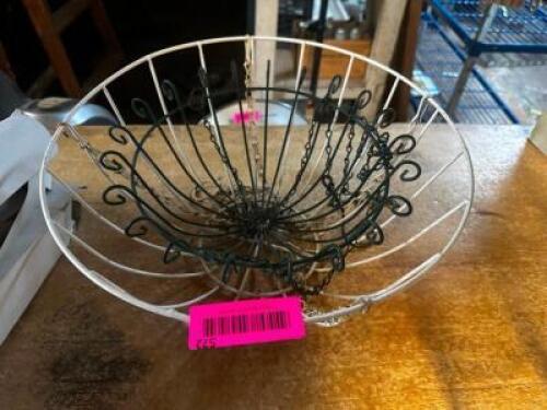 DESCRIPTION TWO TIER HANGING WIRE PRODUCE BASKET LOCATION BASEMENT 1 QTY 1