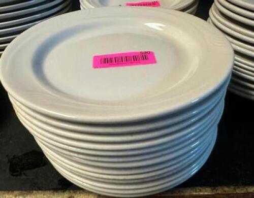 DESCRIPTION (12) 9" CHINA PLATES. SIZE 9" THIS LOT IS: SOLD BY THE PIECE LOCATION BASEMENT 1 QTY 12