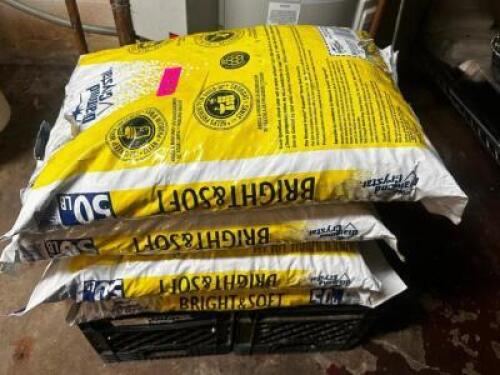 DESCRIPTION (3) BAGS OF WATER SOFTENER PELLETS. THIS LOT IS: SOLD BY THE PIECE LOCATION BASEMENT 1 QTY 3