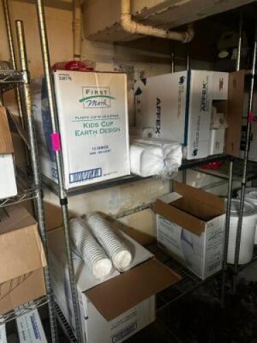 DESCRIPTION 48" X 18" THREE TIER WIRE RACK. ADDITIONAL INFORMATION CONTENTS ARE NOT INCLUDED SECOND DAY PICK UP ONLY. LOCATION BASEMENT 1 QTY 1