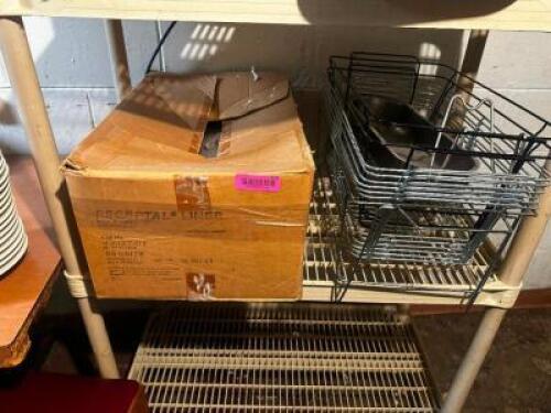DESCRIPTION (1) LOT OF ASSORTED WIRE CHAFFING DISH STANDS ( FULL SIZE ) THIS LOT IS: ONE MONEY LOCATION BASEMENT 1 QTY 1