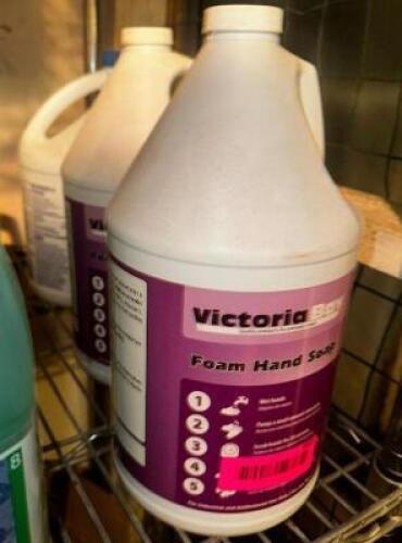 DESCRIPTION (3) ASSORTED GALLONS OF CLEANER / DETERGENT. THIS LOT IS: SOLD BY THE PIECE LOCATION BASEMENT 1 QTY 3