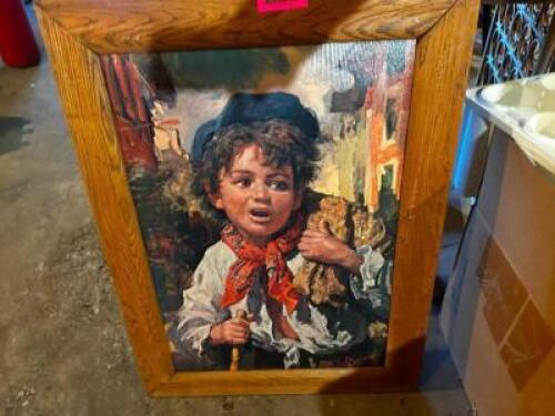 DESCRIPTION FRAMED PAINTING LOCATION BASEMENT 3 QTY 1