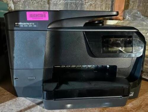 DESCRIPTION HP OFFICE JET PRO 8710 ALL IN ONE. LOCATION BASEMENT 3 QTY 1