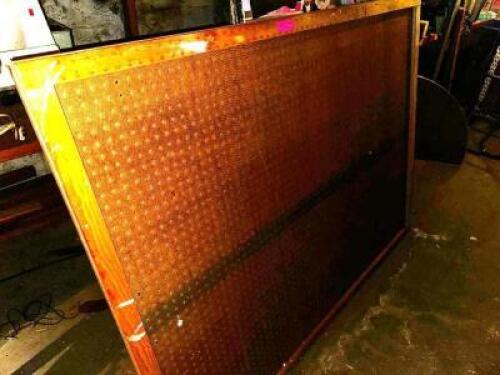 DESCRIPTION 8' SECTION OF PEG BOARD. LOCATION BASEMENT 3 QTY 1