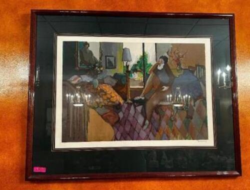 DESCRIPTION LARGE FRAMED PRINT BRAND / MODEL: TARKAY LOCATION ROOM 3 QTY 1