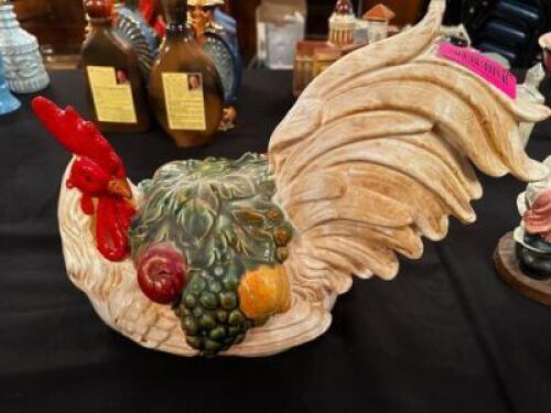 DESCRIPTION LARGE CERAMIC ROOSTER LOCATION ROOM 3 QTY 1