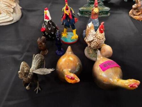 DESCRIPTION (6) PIECES OF ASSORTED DECORATIONS. THIS LOT IS: ONE MONEY LOCATION ROOM 3 QTY 1