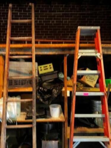 DESCRIPTION (2) LADDERS. THIS LOT IS: SOLD BY THE PIECE LOCATION STORAGE SHED QTY 2
