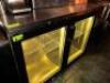 DESCRIPTION: PERLICK 48" GLASS DOOR BACK BAR COOLER. BRAND / MODEL: PERLICK BR48 RETAIL PRICE: 48" ADDITIONAL INFORMATION: 115 VOLT, 1 PHASE. VERIFIED - 6