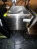 DESCRIPTION: 22" STAINLESS ICE KEEPER W/ LID RETAIL PRICE: 22" SIZE: 22" LOCATION: BAR QTY: 1 - 2