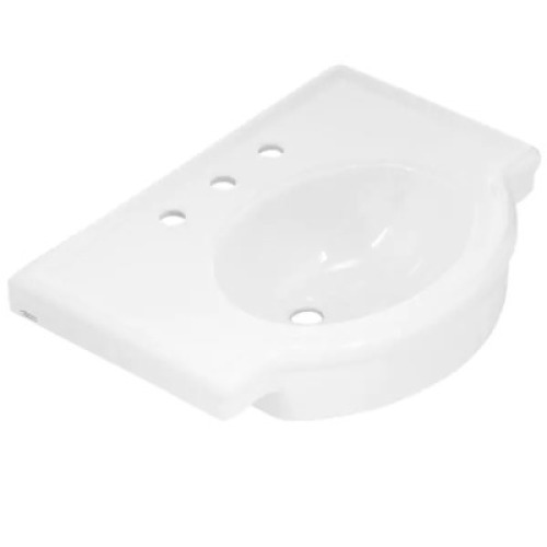 RETROSPECT PEDESTAL SINK BASIN IN WHITE