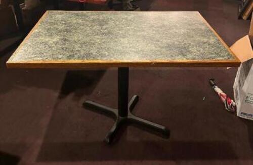 46" X 30" DINNING TABLE