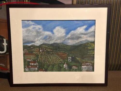 DESCRIPTION: FRAMED PRINT SIZE: 24" X 25" LOCATION: ROOM 3 THIS LOT IS: ONE MONEY QTY: 1
