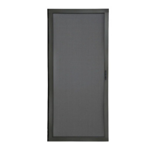 (2) BRONZE ALUMINUM FRAME SLIDING SCREEN DOOR