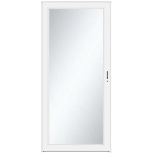 SIGNATURE CLASSIC WHITE FULL-VIEW ALUMINUM STORM DOOR