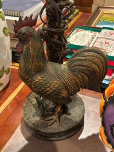 DESCRIPTION: ROOSTER LAMP LOCATION: ROOM 3 THIS LOT IS: ONE MONEY QTY: 1