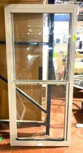 BONE FULL-VIEW ALUMINUM STORM DOOR