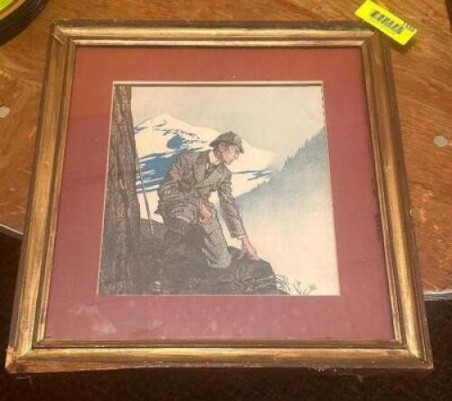 DESCRIPTION: FRAMED PRINT LOCATION: BANQUET ROOM THIS LOT IS: ONE MONEY QTY: 1