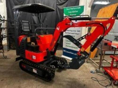 DESCRIPTION 2023 AGT L12 MINI EXCAVATOR BRAND / MODEL: AGT L12 ADDITIONAL INFORMATION UNUSED, RETAILS FOR $7000 LOCATION BAY 6 QTY 1