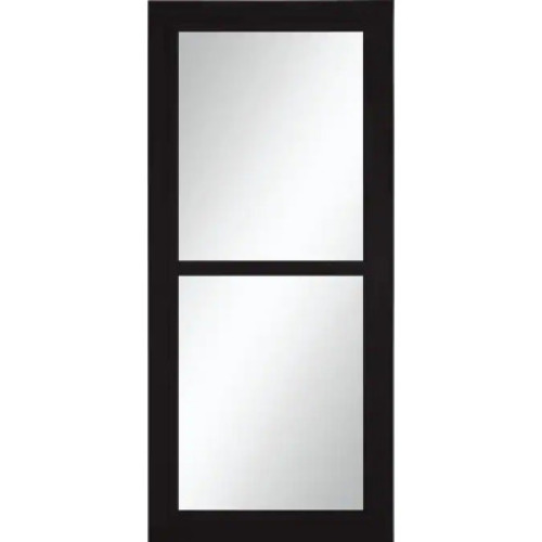 TRADEWINDS BLACK FULL VIEW UNIVERSAL HINGE ALUMINUM STORM DOOR