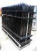 220 FT OF WROUGHT IRON FENCING. (22) PIECE AT 10' L X 7' T.