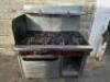 SOUTHBEND EIGHT BURNER RANGE W/ LOWER CONVECTION OVEN. - 2