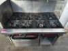 SOUTHBEND EIGHT BURNER RANGE W/ LOWER CONVECTION OVEN. - 3