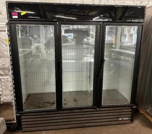 TRUE THREE DOOR MERCHANDISER FREEZER.