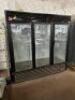 TRUE THREE DOOR MERCHANDISER FREEZER. - 2