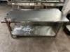 72" X 30" STAINLESS TABLE W/ MOUNTED CAN OPENER