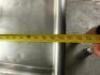 100" THREE WELL STAINLESS POT SINK W/ LEFT AND RIGHT DRY BOARDS. - 5