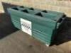 CAMBRO 80" GREEN PLASTIC BUFFET COLD TABLE.